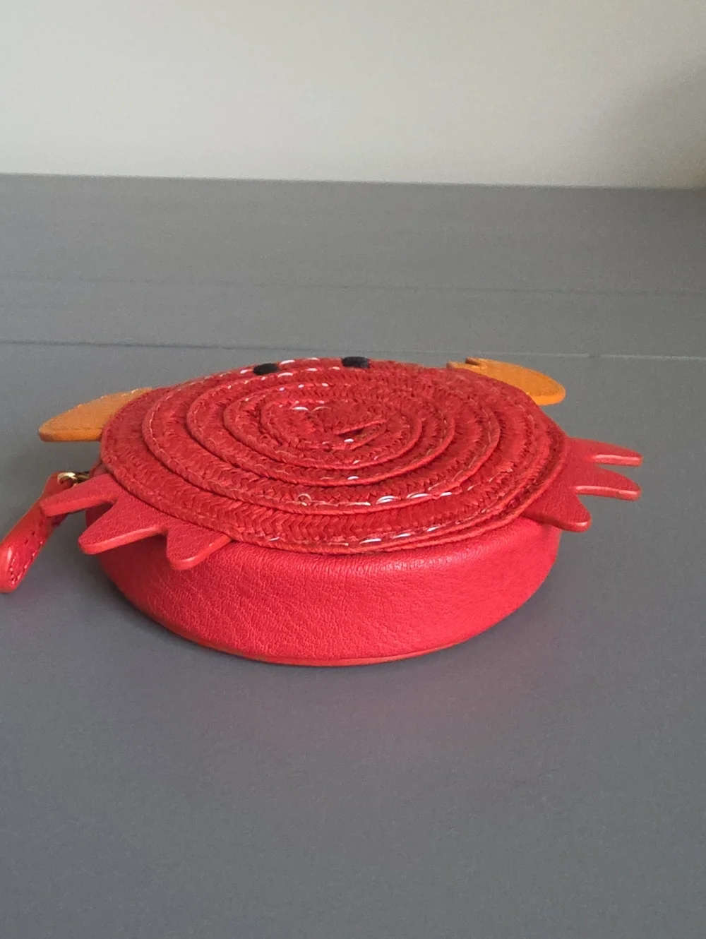 LC LAUREN CONRAD NWOT Crochet Crab Coin Purse